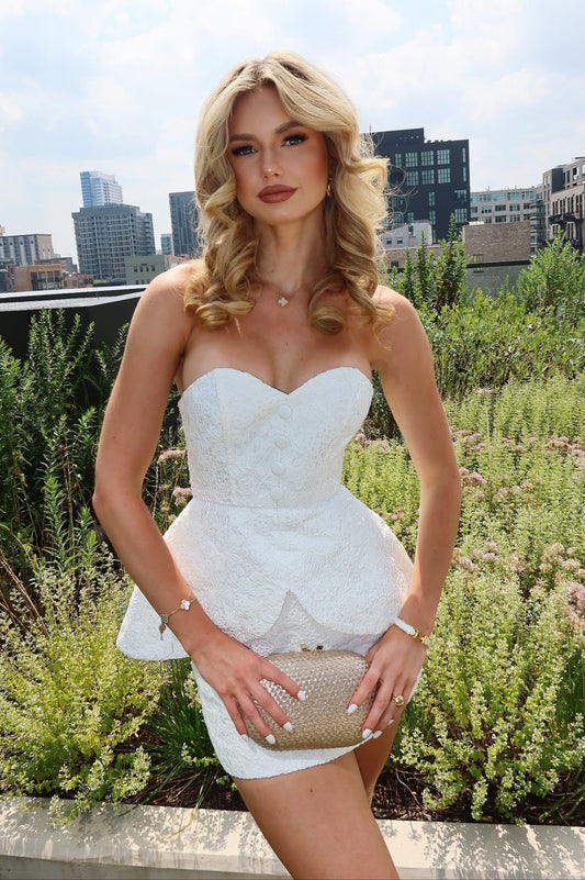 Charlotte Lace Skirt Set - Emerald The Label