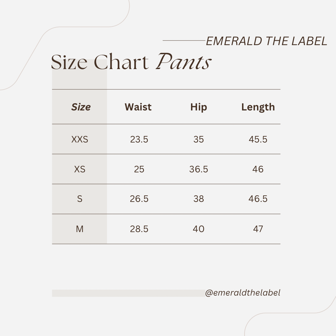 Tiffany Pants in Black - Emerald The Label
