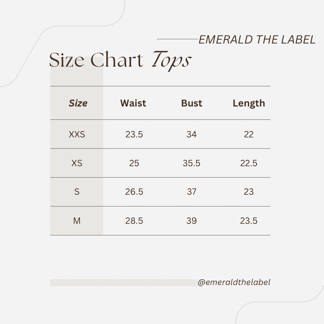 Tiffany Corset Top in Black - Emerald The Label