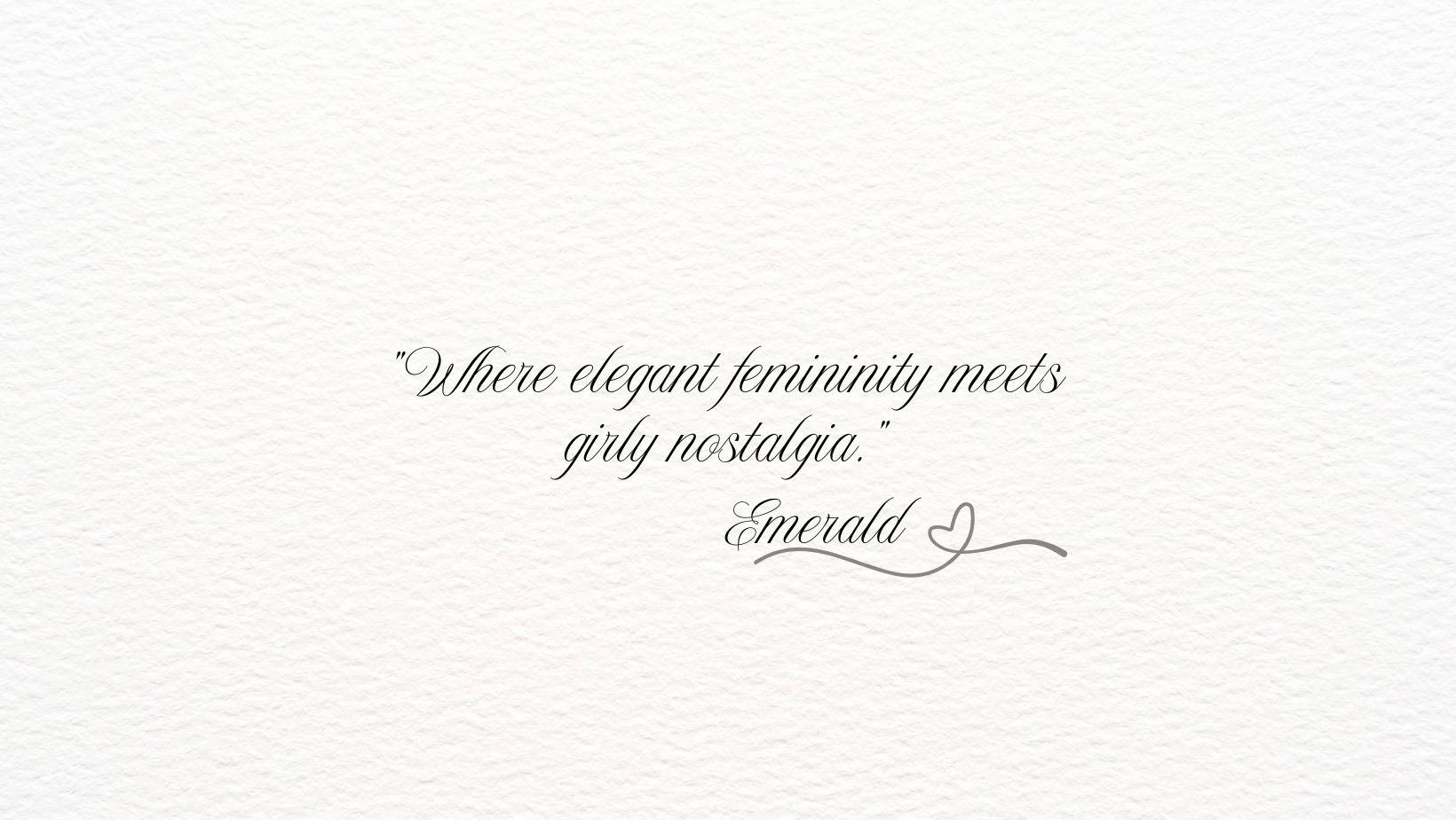 Emerald The Label quote for an online luxury boutique in Chicago