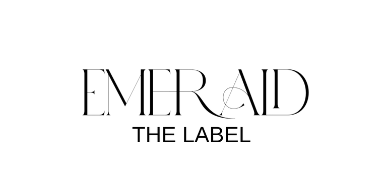 Emerald_The_Label_logo transparent background and online luxury boutique