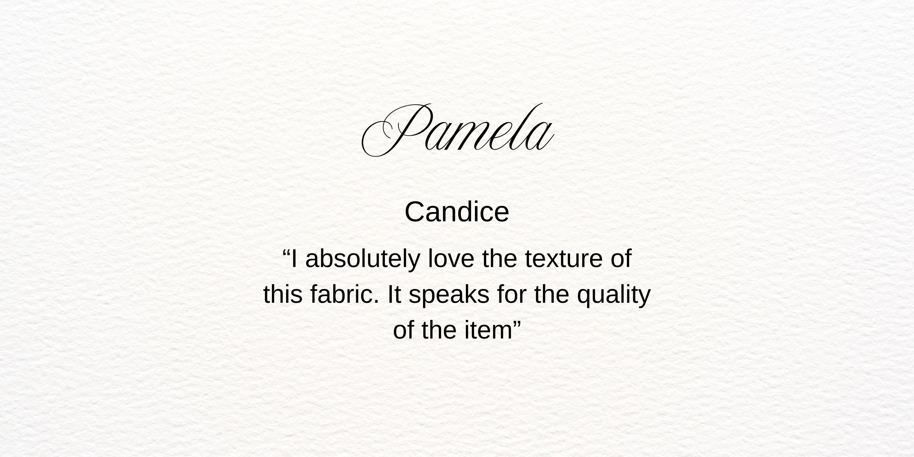 Pamela testimonial for Emerald The Label